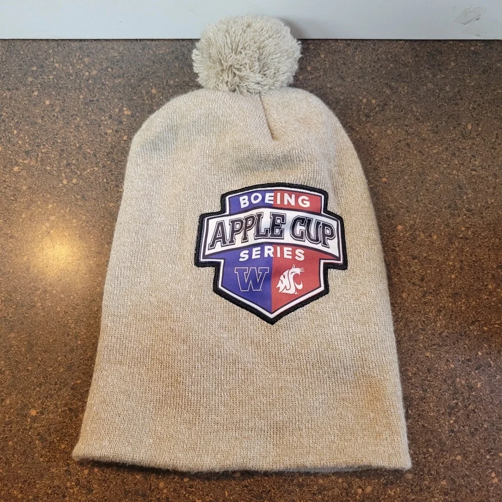 NFL Boeing APPLE CUP Series Washington Huskies/Cougars College Beanie Hat Beige